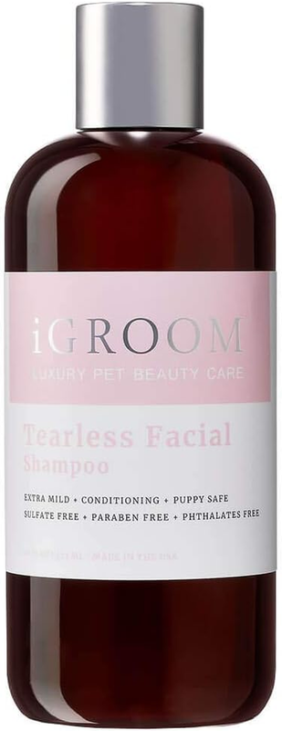 Igroom Tearless Facial Dog Shampoo, Luxury Pet Beauty Care, Ultra Mild to Eyes,