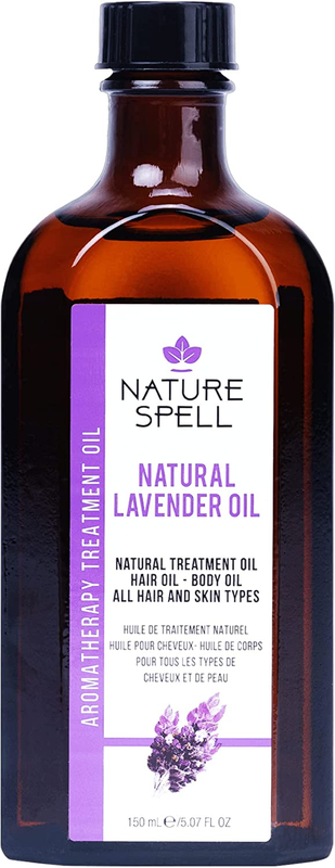Lavender Oil for Hair & Skin 150Ml – Hair Oil for Dandruff and Itchy Scalp, Dandruff Scalp Treatment - Body Oil to Reduce Skin Irritation and Promote Restful Sleep – Made in the UK