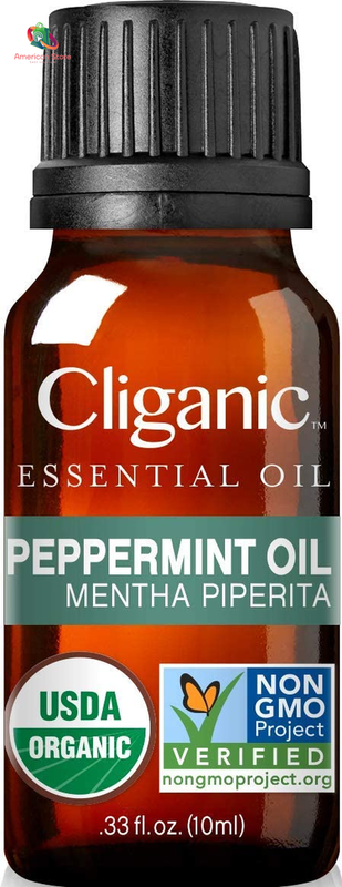 USDA Organic Peppermint Essential Oil, 100% Pure Natural Und