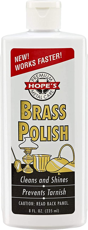 Premium Metal Care Brass Polish and Cleaner, Shines and Prevents Tarnish, Safe f