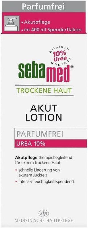 Sebamed Lotion 400 Ml For Dry Skin 10 % Urea Acute Unperfumed By Sebamed