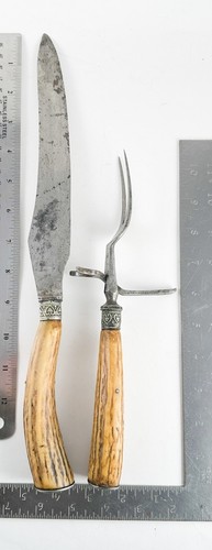 Antique Victorian Harrison Brothers Howson Carving Set Knife
