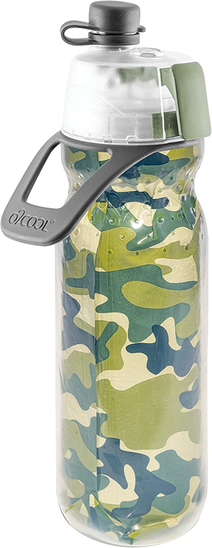 Mist 'N Sip Misting Water Bottle 2-In-1 Mist and Sip Function with No Leak Pull
