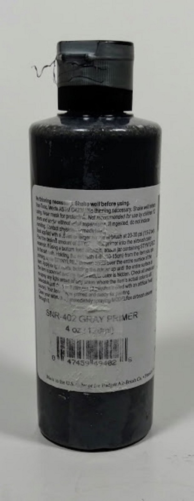 Surface Primer Stynylrez Water Based Acrylic Polyurethane SNR402 Gray Metal Wood