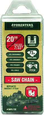 FORESTER FULL-CHISEL CHAINSAW CHAIN LOOP 2 Pack   Non-safety chain 3/8'' | .05...
