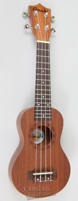 Amahi UK250S Select Mahogany Series Soprano Ukulele | Peanut Shape