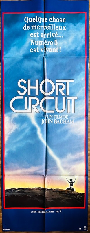Affiche CinÃ©Ma Short Circuit 60x160cm Poster / John Badham / Ally Sheedy