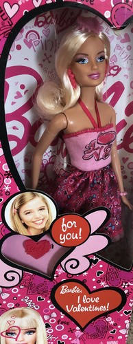 バービー Valentine Romance Barbie ペンダント付 Valentine Romance Barbie Doll 2003 Mattel B1805 with