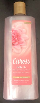 Caress BodyWash Daily Silk with White Peach & Orange Blossom 18 Oz