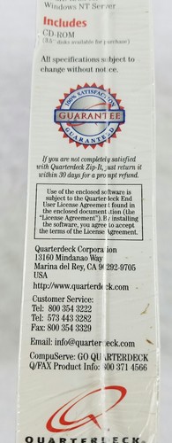 QUARTERDECK ZIP IT Windows 98 File Compression Value Bundle SEALED Vintage