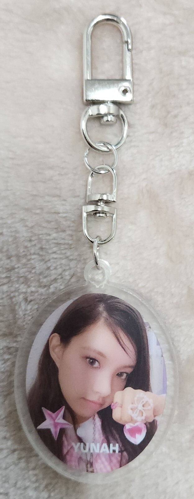 アイドル ILLIT KEYRING Kpop ILLIT ATEEZ RIIZE TWS Laser Keychain 5CM Acrylic