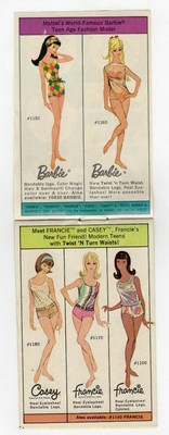 Vintage Mattel 1966 The World Of Barbie Fashions 3