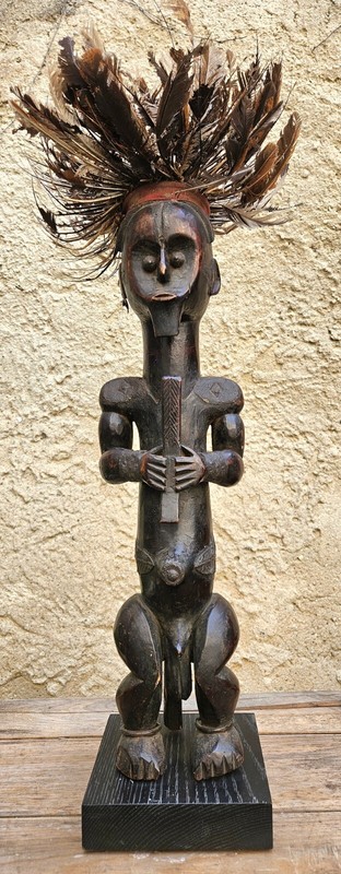 Superbe Statue Reliquaire Byeri Fang Du Gabon