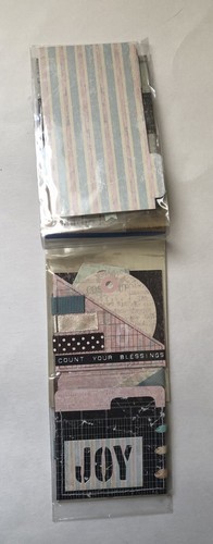 K & COMPANY Studio K Pockets & Tags NEW Black MEADOW Scrapbook Paper Crafts