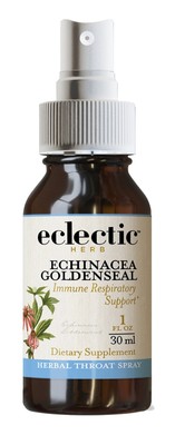 Eclectic Herb Echinacea Goldenseal Спрей для горла - апельсин 1 унция жидкости