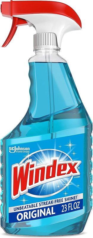 Windex Glass and Window Cleaner Spray Bottle Original Blue 23 Fl Oz