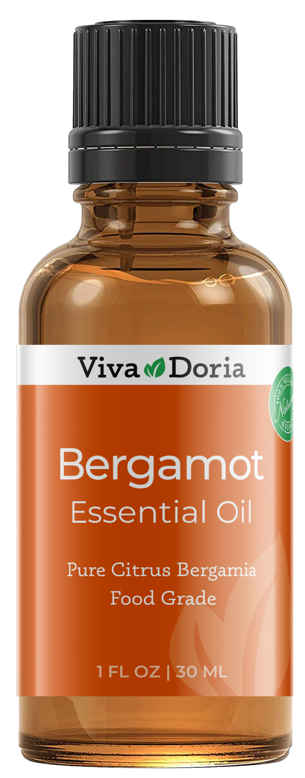 Viva Doria Pure Bergamot Essential Oil, Food Grade, 1 Fl Oz.
