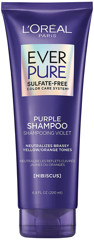 L'Oreal Paris EverPure Sulfate Free Brass Toning Purple Shampoo for Blonde 6.8oz