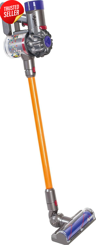Toy Vacuum Cleaner Dyson 687 Cord Free Roleplay Grey Orange Purple Kids Gift