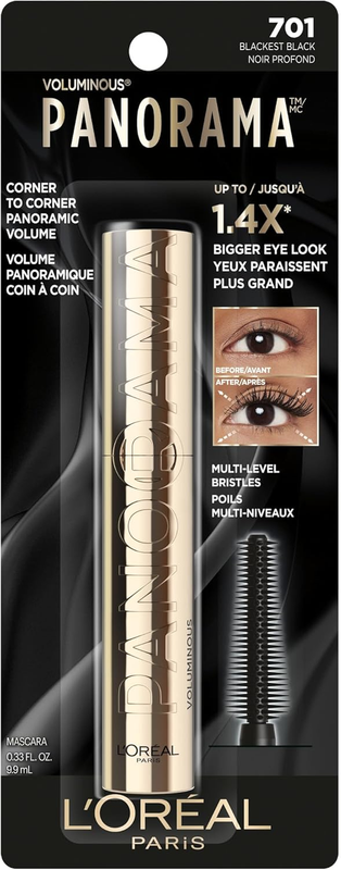 L’Oréal Paris Voluminous Panorama Mascara, Volumizing and Lengthening Mascara, W