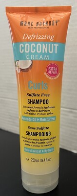Marc Anthony Defrizzing Coconut Cream Curls Ultra Rices Shampoo 