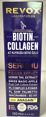 Biotin & Collagen + Horsetail Herbal Extract Strong Effective Hair Care Serum