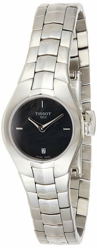 Женские часы Tissot T Trend с круглым черным циферблатом - T0960091112100 НОВЫЕ