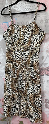 New LYRUR Dress Women XL Animal Print Sleeveless Summer Sundress NWT