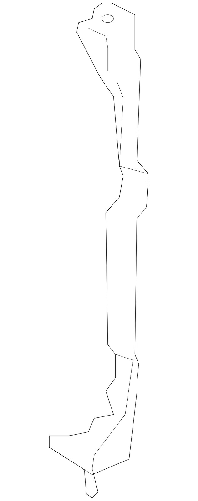 Genuine Ford Side Support 4C2Z-16153-BA