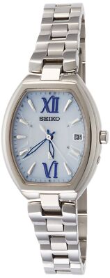 Pre-owned Seiko Lukia Ssqw027 Solor Radio Women's Watch Titanium Sapphire Glass Perpetual