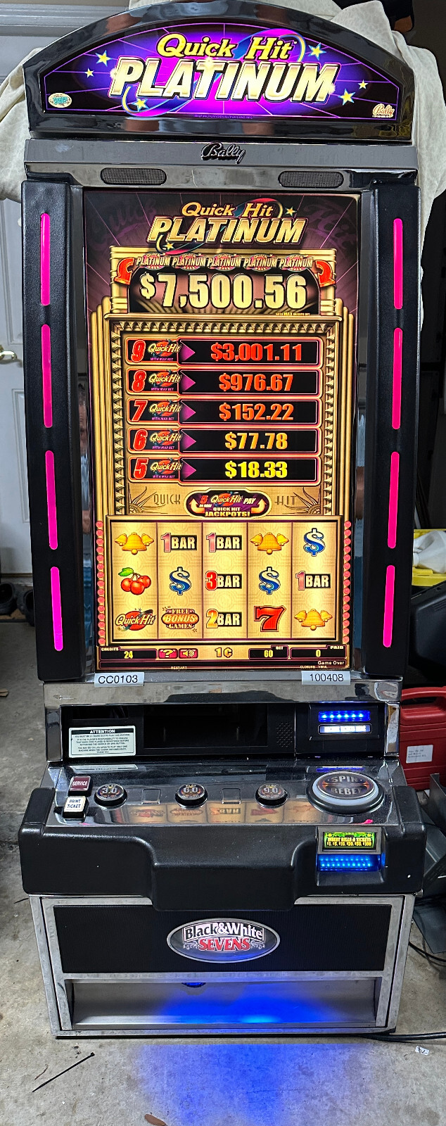 BALLY Elite V32 Quick Hit Platinum Slot Machine | eBay BALLY Elite V32 Quick Hit Platinum Slot Machine | eBay