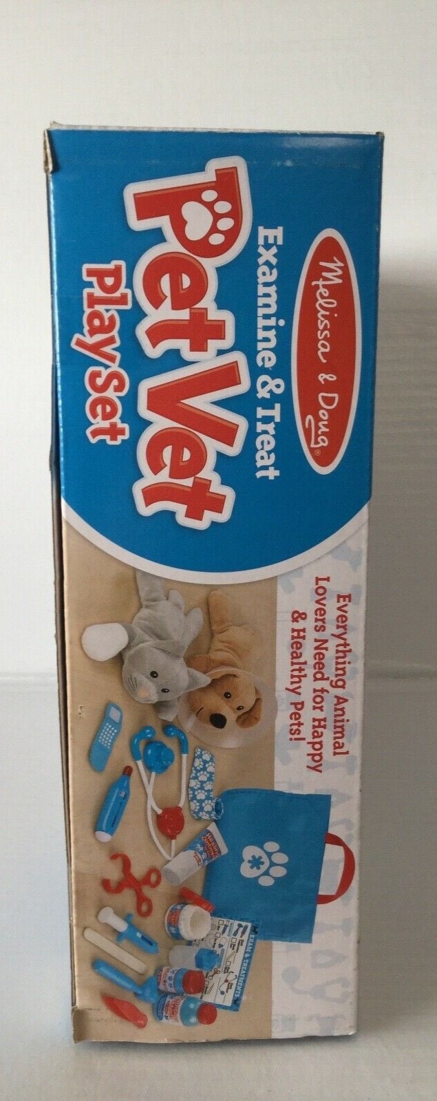 Melissa and Doug: 24 Piece Examine & Treat Pet Vet Play Set - Never Been Open