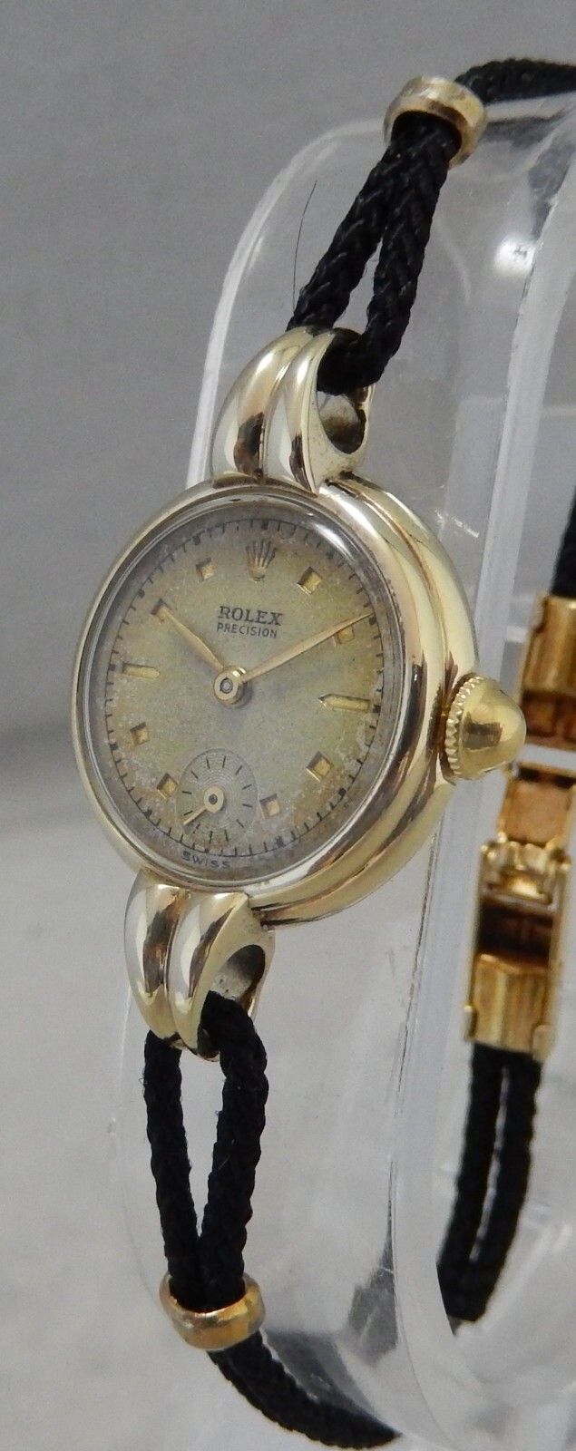 ROLEX レディース 手巻 腕時計 9KYG 1940年代 Rolex Precision Ladies 9k SOLID GOLD Dress Cocktail Watch