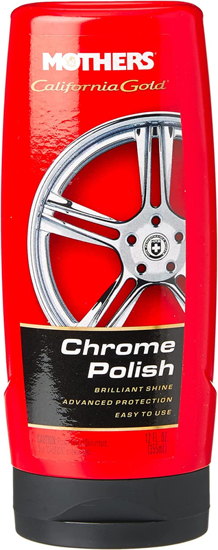 Mothers 05212 California Gold Chrome Polish, 12 Oz.
