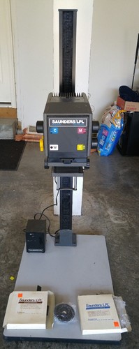 Saunders LPL 670XL 670 XL Darkroom Enlarger Glass Negative carrier and Lens