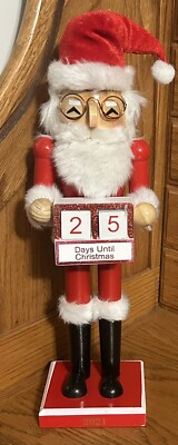Santa Claus Christmas Nutcracker 2021 New 14  Tall Holiday Decorative