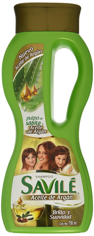 Shampoo with Aloe Pulp & Argan Oil/Shampoo Con Pulpa De Sabila Y Aceite De Argan