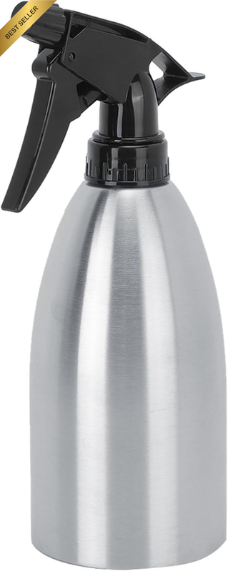 500Ml Spray Bottle, Stainless Steel Plant Mister Water Sprayer Bottle with Adjus