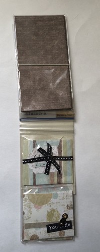 K & COMPANY Studio K MEADOW Scrapbook POCKETS & TAGS NEW Embellishment Crafts