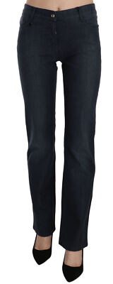 

Джинсы MARGHI LO Синие, потертые, прямые, повседневные, со средней талией IT44/US10/ Рекомендуемая розничная цена: 400 долларов США, Синий