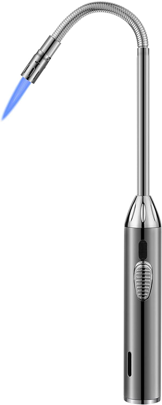 Torch Lighter, Long Flexible Cooking Torches, Butane Refillable Windproof Adjust
