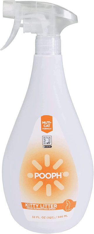 Kitty Litter Box Deodorizer, 32Oz Spray - Dismantles Odors on a Molecular