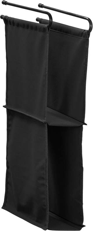Lockermate Hanging Fabric Locker Shelf, Durable and Removable, Black