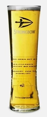 2 Strongbow Pint Glasses 