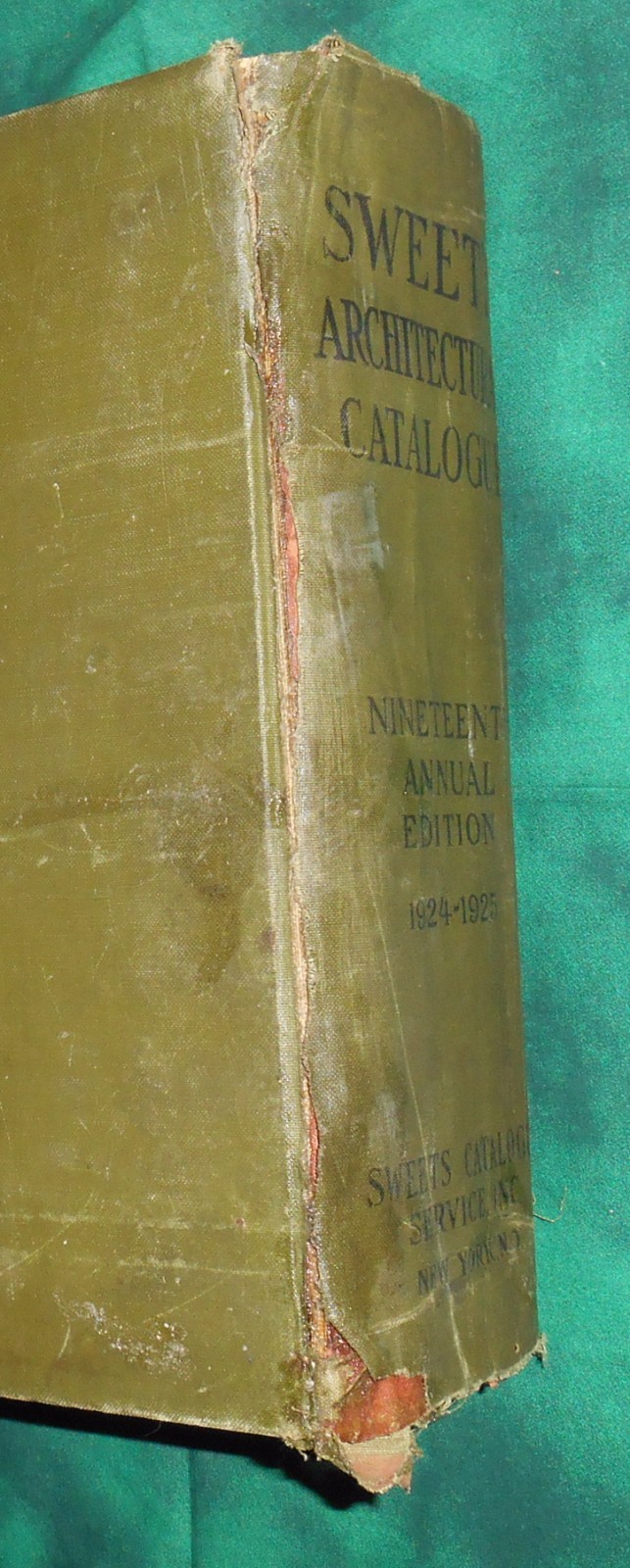 19th Annual Edition Sweet's Architectural Catalogue 1924-1925 Vol 19