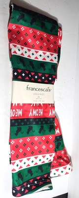 Francesca's Meoy Christmas Leggings--New--M/L