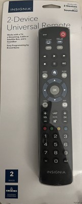 Insignia NSRMT2D18 2 Device Remote New In Package