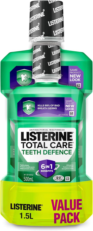 Total Care Teeth Defence Mouthwash Value Pack 1.5L