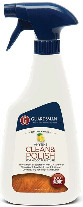 Guardsman 16 Oz. Lemon Anytime Clean & Polish for Wood Furniture 461300