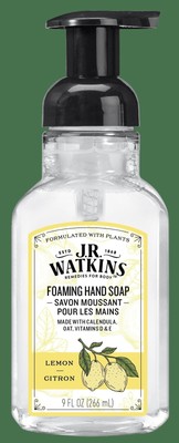 J.R. Watkins Foaming Hand Soap, Lemon, 9 fl oz